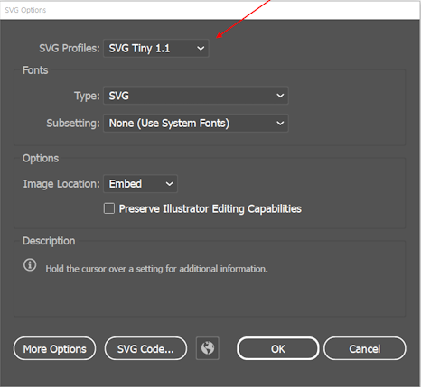 illustrator option